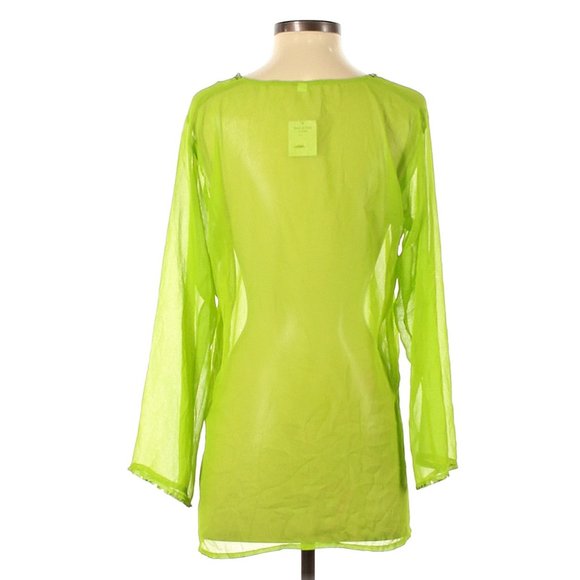 Bijoux Terner Lime Green Swim Coverup - Picture 6 of 6